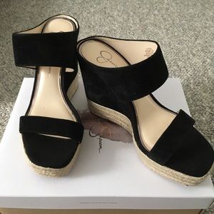 JS Suede Wedges